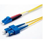 Ekivalan LWL Duplex Patchkabel OS2, 9/125 µm, LC/SC, gelb, 10,0 m (COZ008DCLC2SJ0100A)