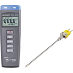 VOLTCRAFT K102 + TP 203 Temperatur-Messgerät -200 bis +1370 °C Fühler-Typ K