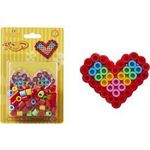 Hama Bügelperlen maxi "Kleines Herz", im Blister" Durchmesser Bügelperle maxi: 10,0 mm, - 1 Stück (00008982)