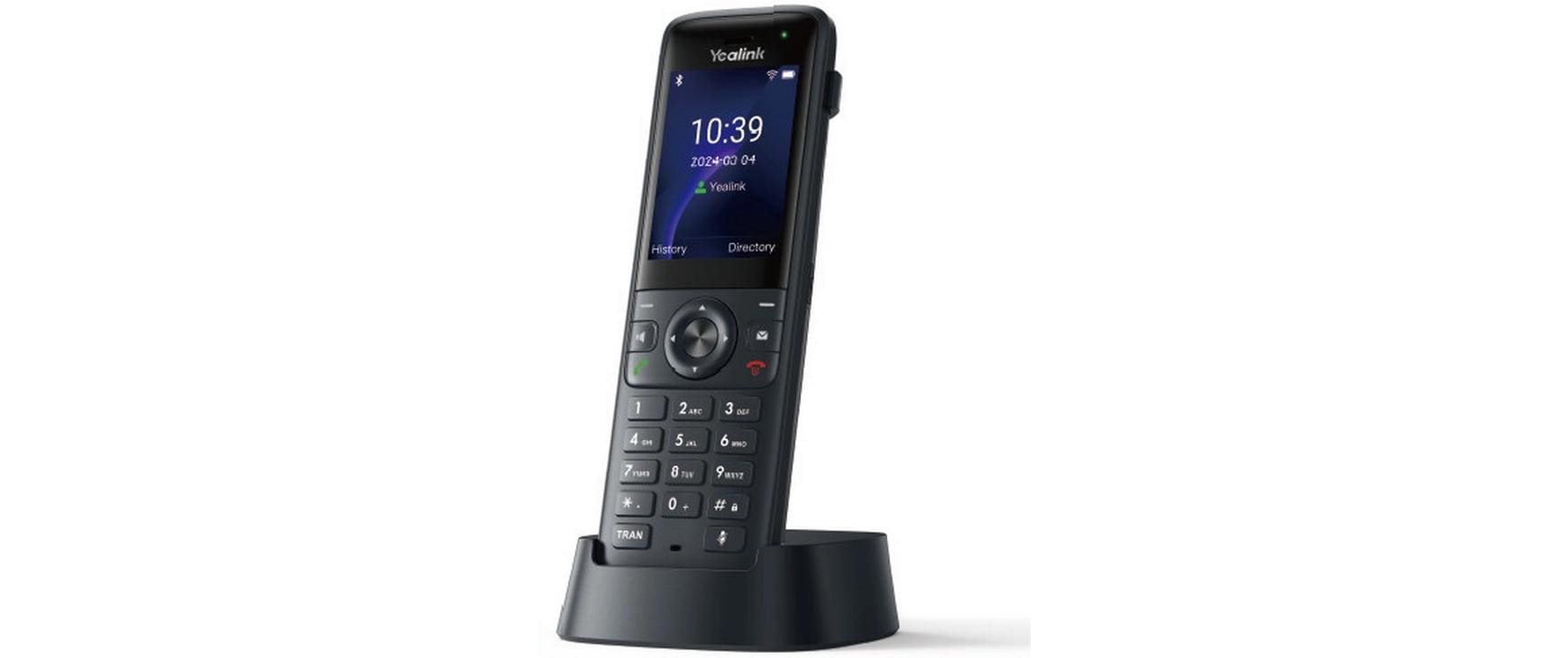 Yealink AX83H Schnurloses VoIP-Telefon Schwarz