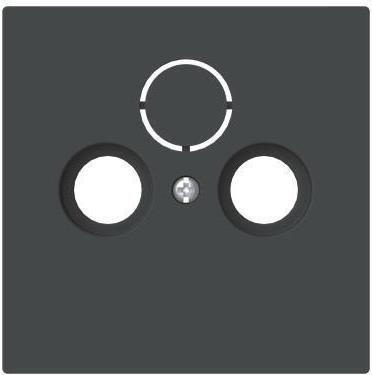 BUSCH-JAEGER 1743-45M Zentralscheibe Antennen 2/3-fach (2CKA001724A4435)