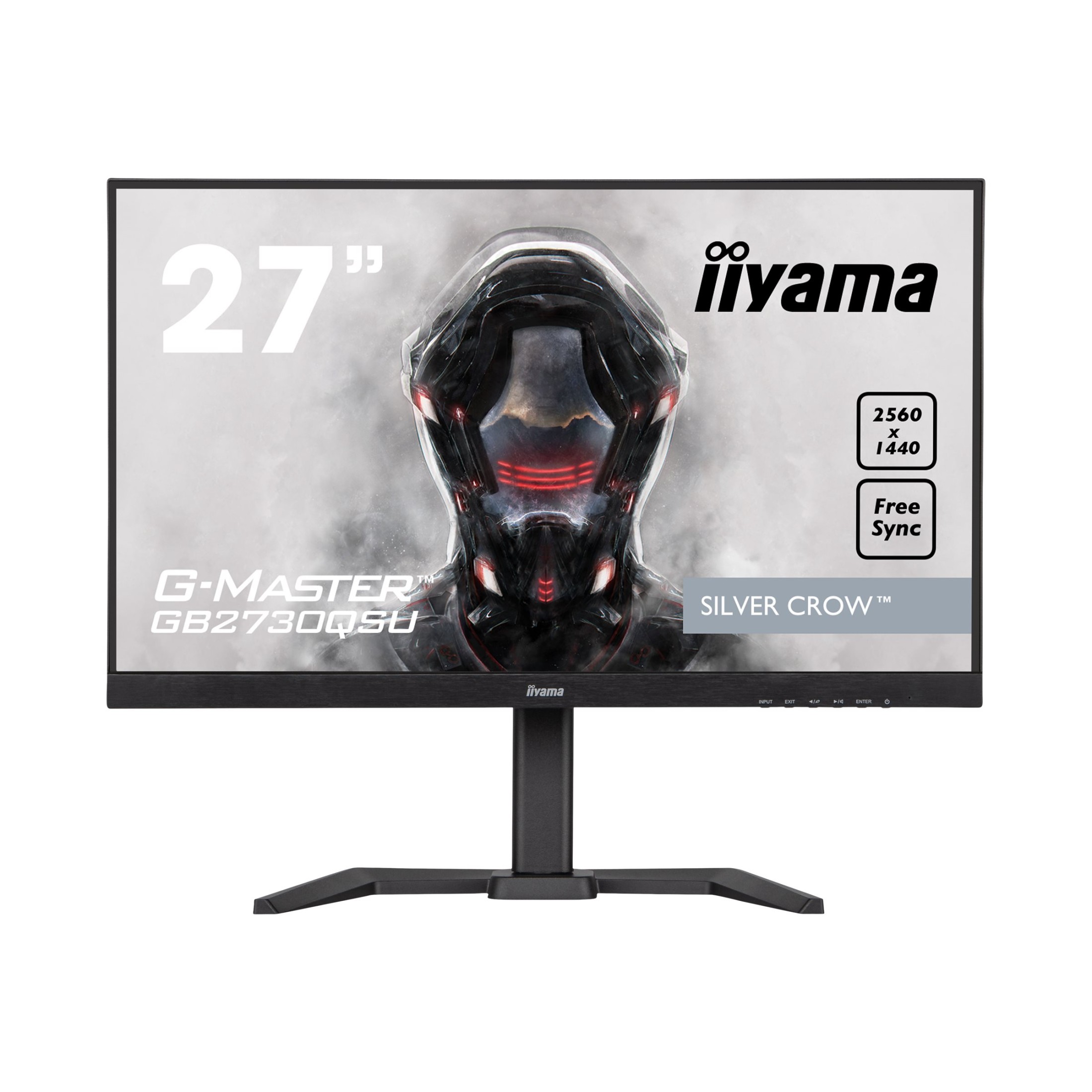 iiyama G-MASTER 68,6 cm (27" ) 2560 x 1440 Pixel Wide Quad HD LED Schwarz (GB2730QSU-B5)