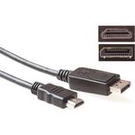 ACT Conversion cable DisplayPort male to HDMI-A male 0.50 m. Length: 0.5 m Dp male - hdmi a male 0.50m (AK3987)