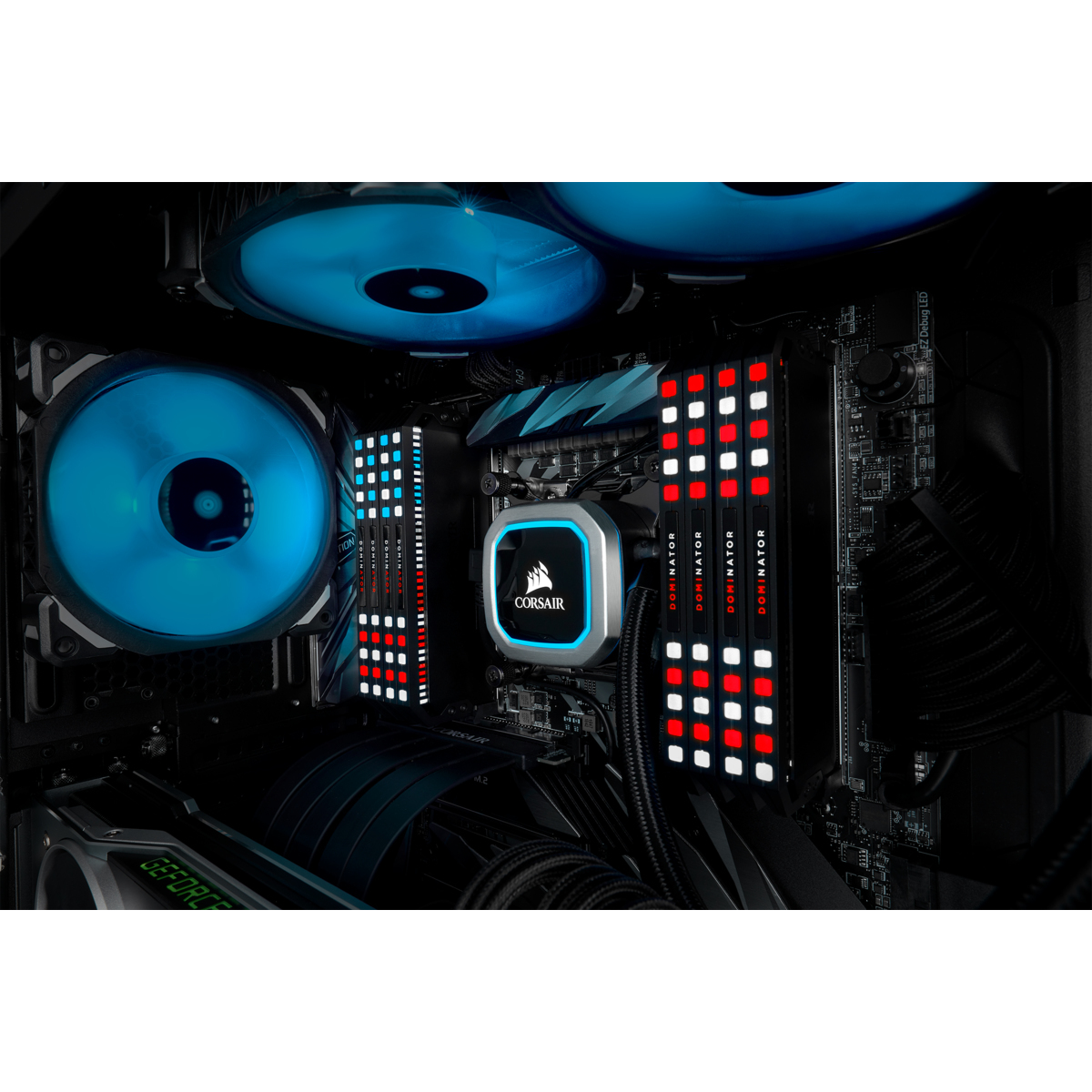 Corsair Dominator Platinum RGB DDR4 16 GB Kit (2x8 GB) 3200 MHz CL16 DIMM 288-Pin Schwarz