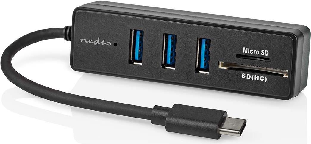 Nedis CCGB64250BK01 Dockingstation USB Typ-C Schwarz