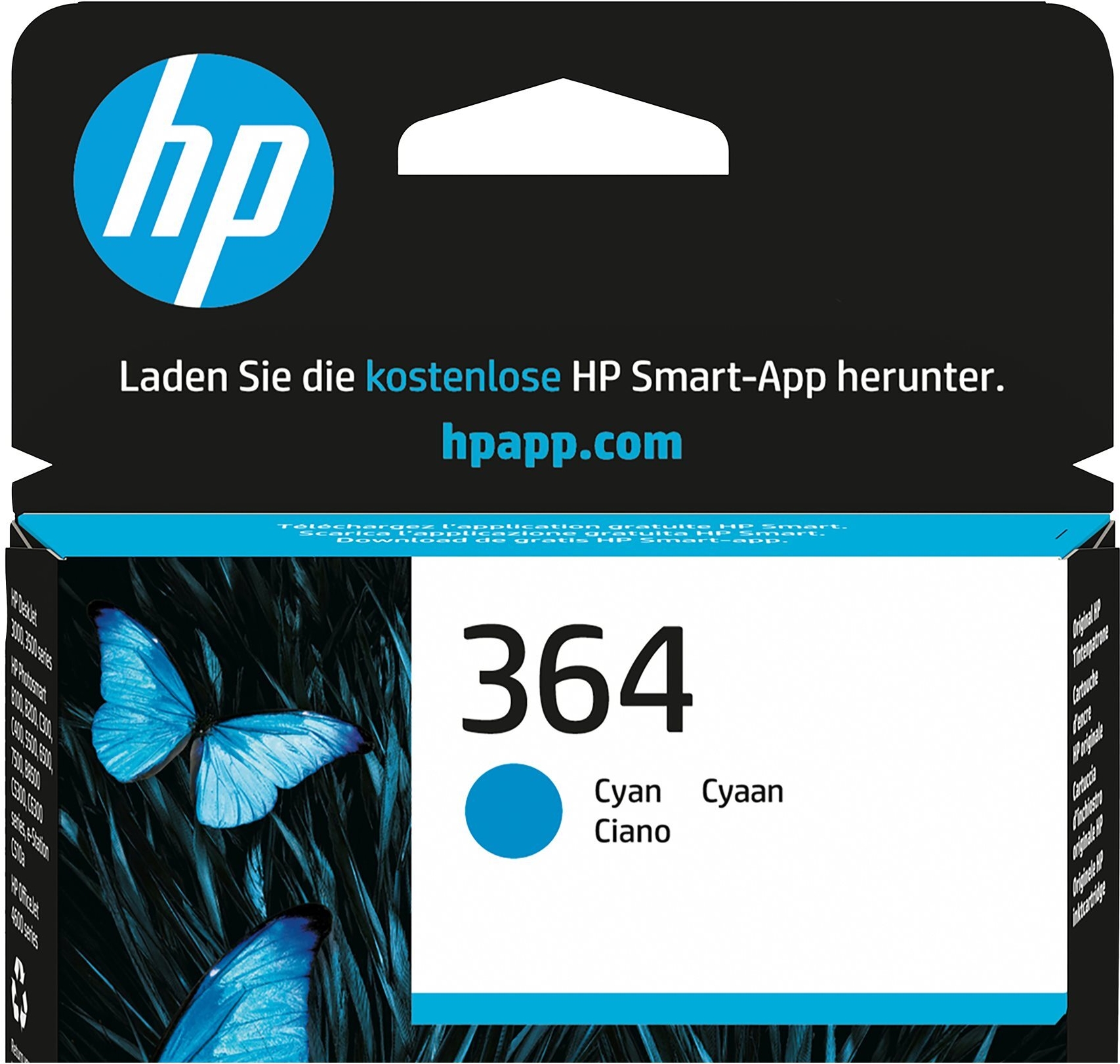 HP Druckertintenpatrone Nr. 364 (CB318EE) - Cyan (CB318EE#BA1)