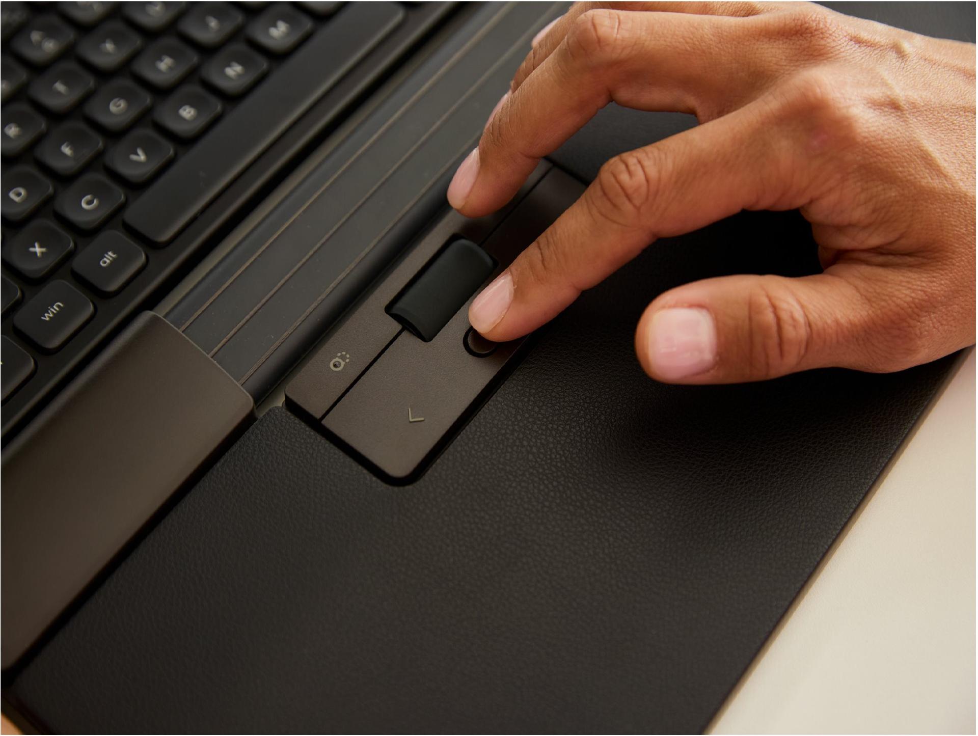 Contour Design SliderMouse Pro Extended Zentrale Maus kabelgebunden USB-C Schwarz