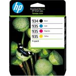 HP INC. HP 934 BLACK/935 CYAN/MAGENTA/YELLOW 4-PACK ORIGI (6ZC72AE#LS1)