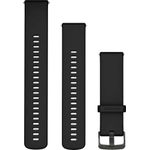 Garmin Acc, Venu 3, 20-mm-Band, Schwarz + Schiefer, WW/Asien (010-13256-21)