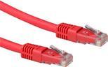 ACT Red 7 meter LSZH U/UTP CAT6A patch cable with RJ45 connectors. Cat6a u/utp lszh red 7.00m (IB1207)