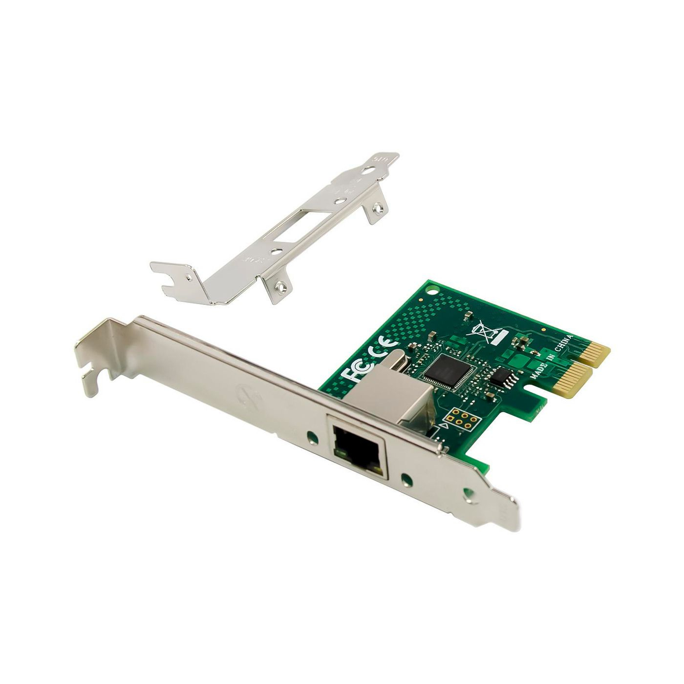 MicroConnect MC-PCIE-WGI210AT Netzwerkkarte PCIe 1.1 x1 2500 Mbit/s Grün
