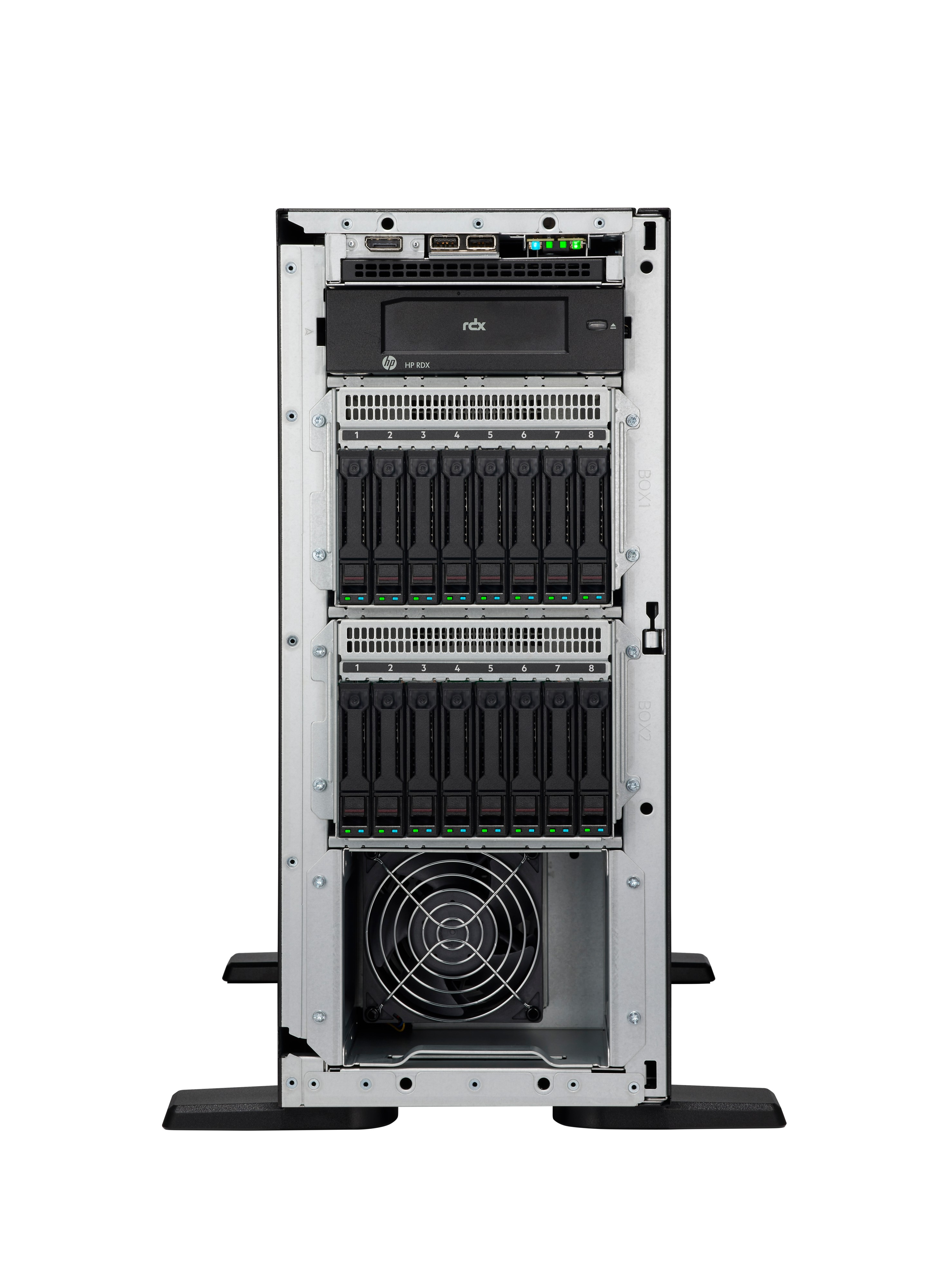 HPE ProLiant ML110 Gen11 Intel Xeon Silver 4510 2.4 GHz 64 GB RAM 8 SFF Schwarz