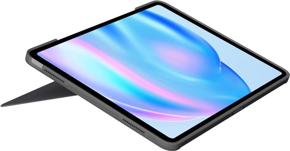 Logitech Combo Touch Tastatur-Case mit Trackpad für Apple iPad Air 13" (M2, M3) QWERTY UK Smart Connector Oxford Gray