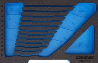 Gedore 2835924 EI-1100 CT1-7 Schaumstoffeinlage (L x B) 230 mm x 157.5 mm