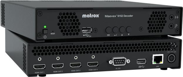 Matrox Maevex 6152 - Audio/Video Over-IP-Decoder