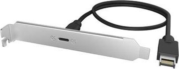 ICY BOX Adapter USB 20 Gbit/s von Type-E Port (IB-AC553)