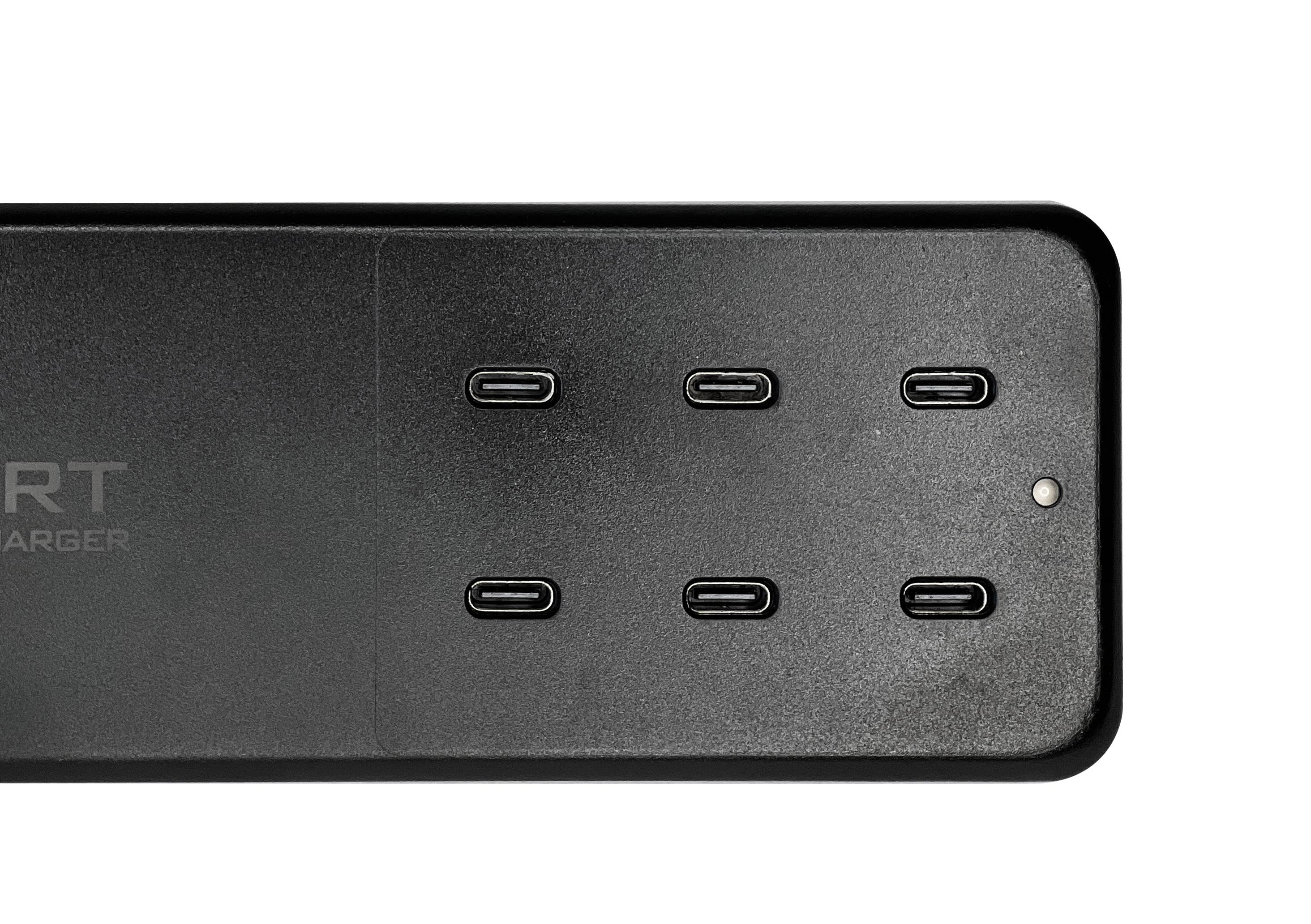 Leba NoteCharge 6 Ports USB-C Ladestation 20 W Schwarz