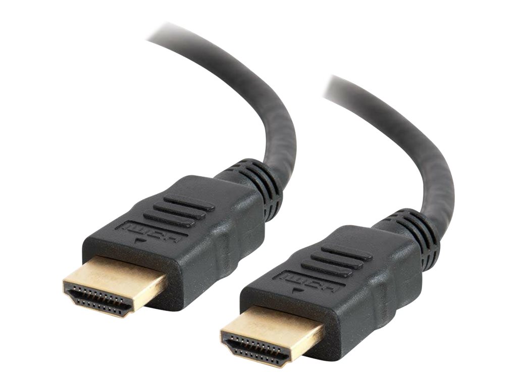 C2G HDMI-Kabel mit Ethernet 1,5 m High Speed Goldbeschichtet Schwarz