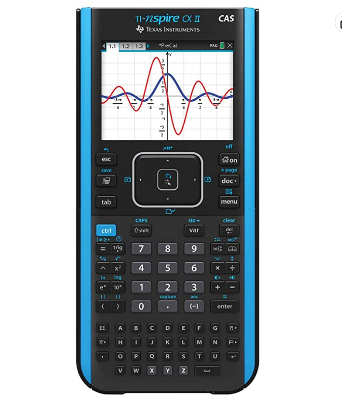 Texas Instruments TI-Nspire CX II-T CAS Grafikrechner Schwarz