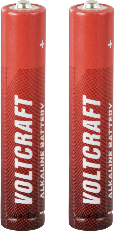 VOLTCRAFT LR8 Mini (AAAA)-Batterie Mini (AAAA) Alkali-Mangan 1.5 V 500 mAh 2 St. (VC-12714135)