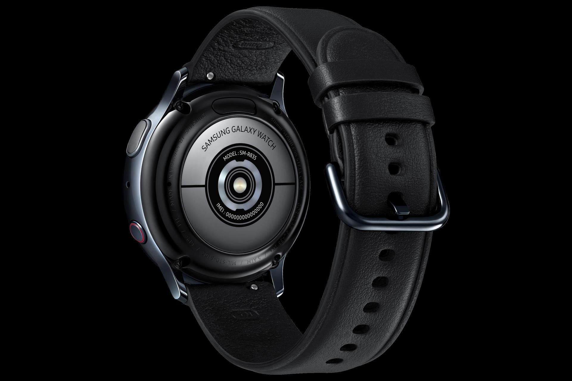 Samsung Galaxy Watch Active2 Stainless Steel 40mm (LTE), Black (SM-R835FSKADBT) (geöffnet)