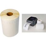 rillprint Rollenetiketten, PP, Zebra, 57 x 32 mm, weiß weißes Thermopapier, permanent, für Zebra Drucker, - 1 Stück (85334)