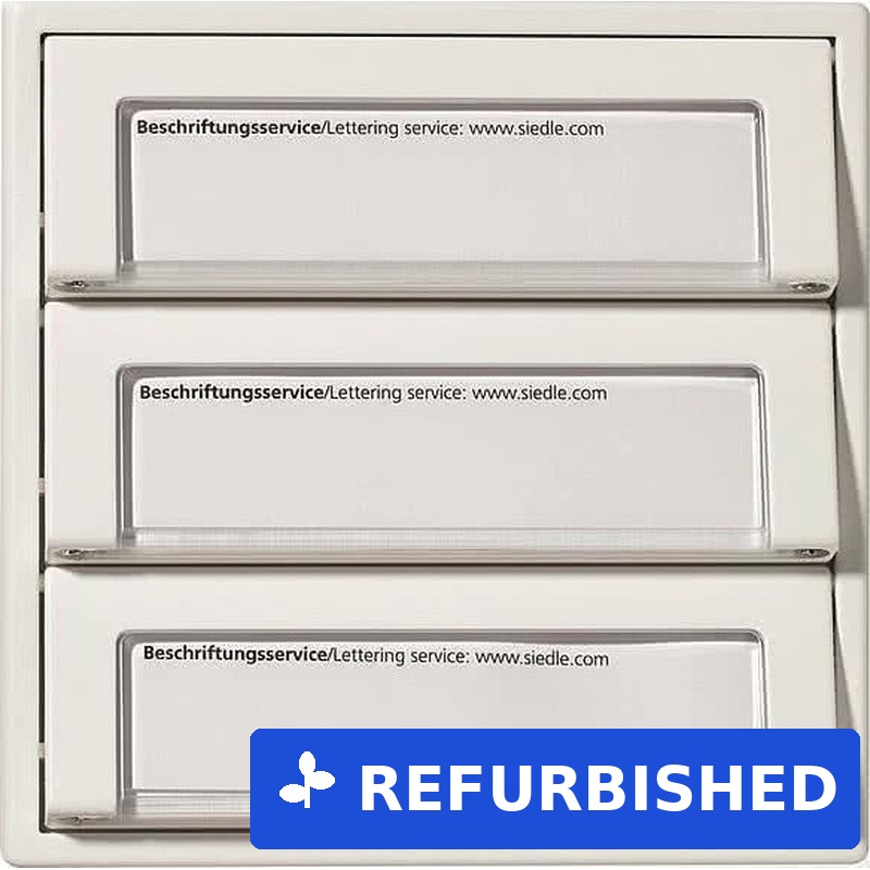 SIED VARIO Tasten-Modul TM511-03B 3fach 12670 1 braun (200012670-01) (geöffnet)