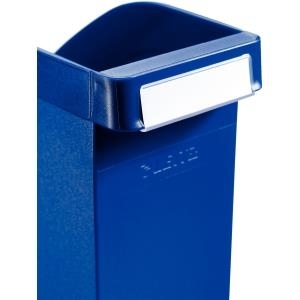 LEITZ Stehsammler Plus, DIN A4, Polystyrol, blau Fassungsvermögen: 70 mm, mit Griffmulde, hohe Vorderseite (2476-00-35)