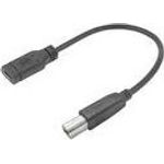 ACT USB Type-C? female to USB-B 2.0 printer adapter cable 0.2m (AC7462)