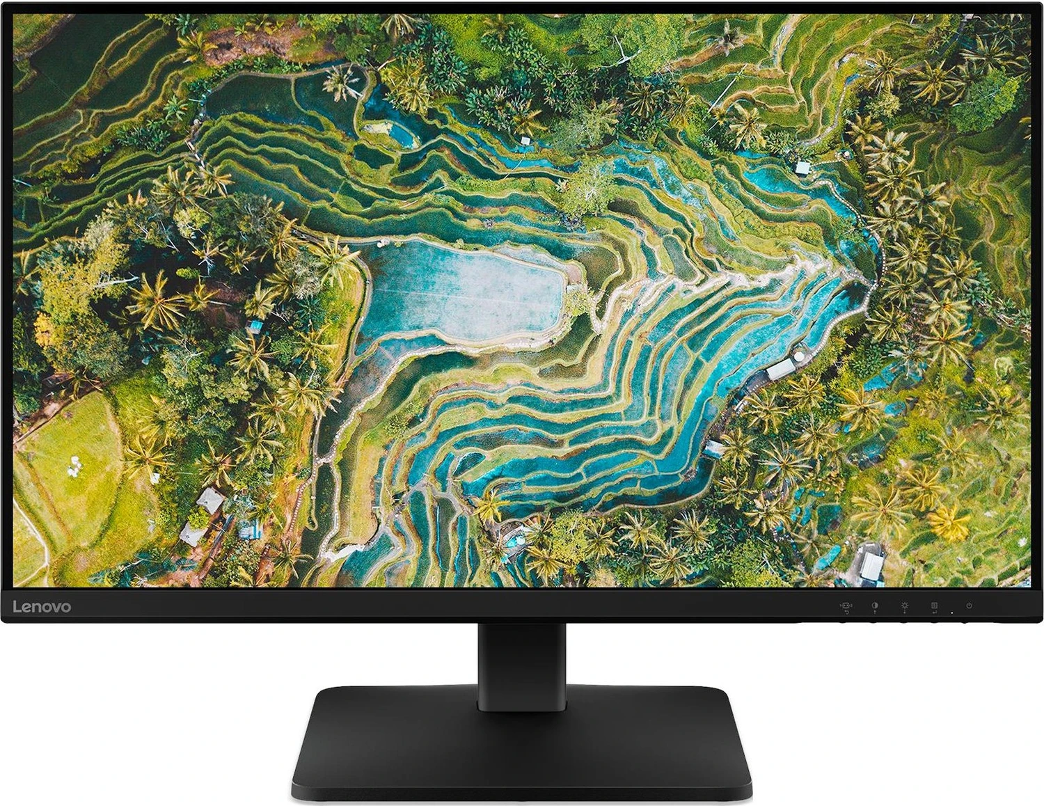 Lenovo L27qe LED-Monitor 68.6 cm 27 Zoll 2560 x 1440 QHD @ 100 Hz IPS 250 cd/m² 1000:1 DisplayHDR 10 4 ms HDMI DisplayPort Raven Black (68C8GAC3EU)
