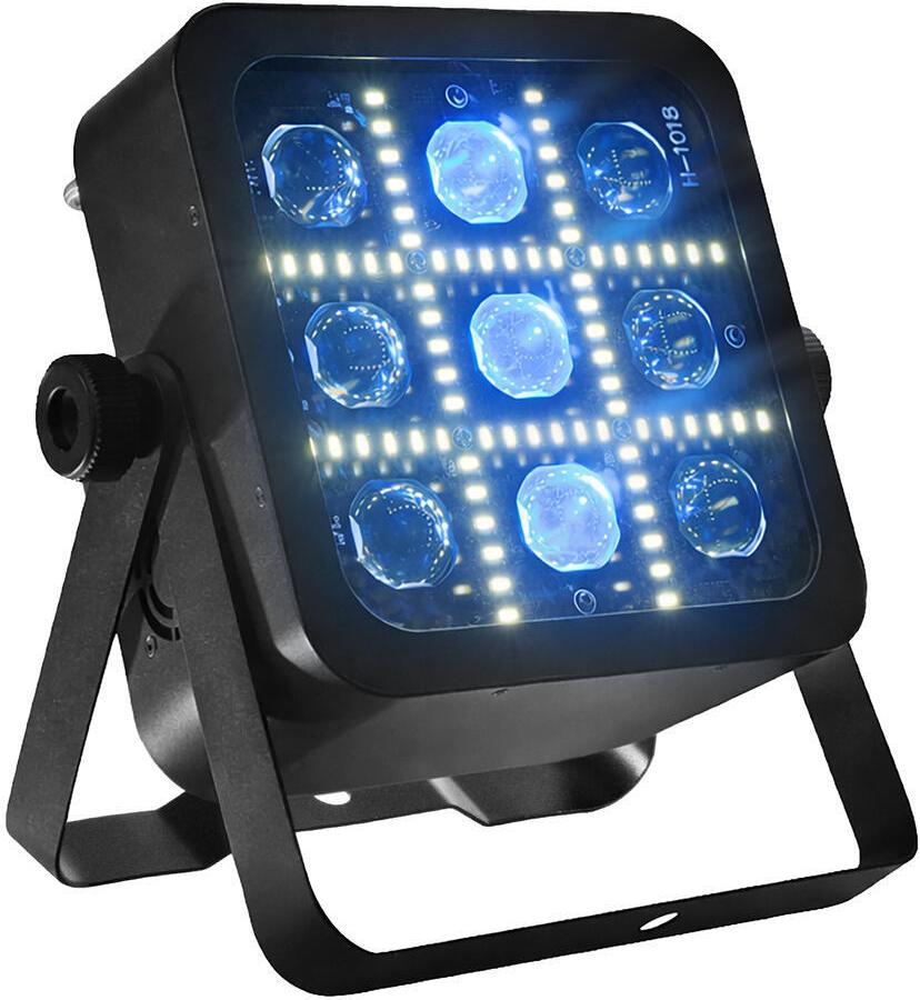 EUROLITE LED BP-9 Panel RGBW+CW Scheinwerfer 9x12W Beams + 72 CW-LEDs DMX