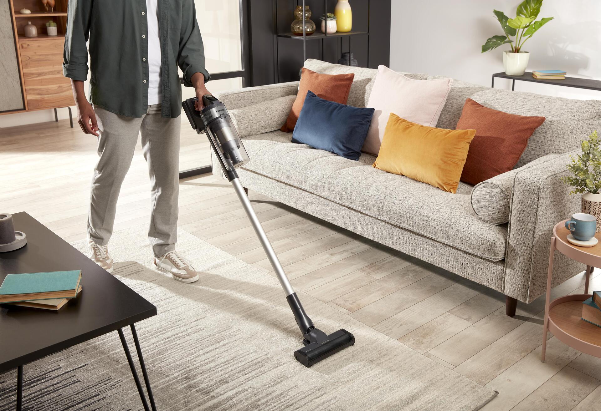Samsung VS15A60AGR5 Akku-Stabstaubsauger 150 W Beutellos 40 min HEPA Silber
