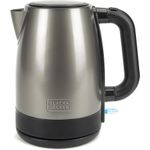 Black+Decker BXKE2201E Wasserkocher, 2200, Stainless Steel, edelstahl (BXKE2201E)