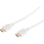 HDMI A-Stecker auf HDMI A-Stecker 1,0 m weiss (77470-W)