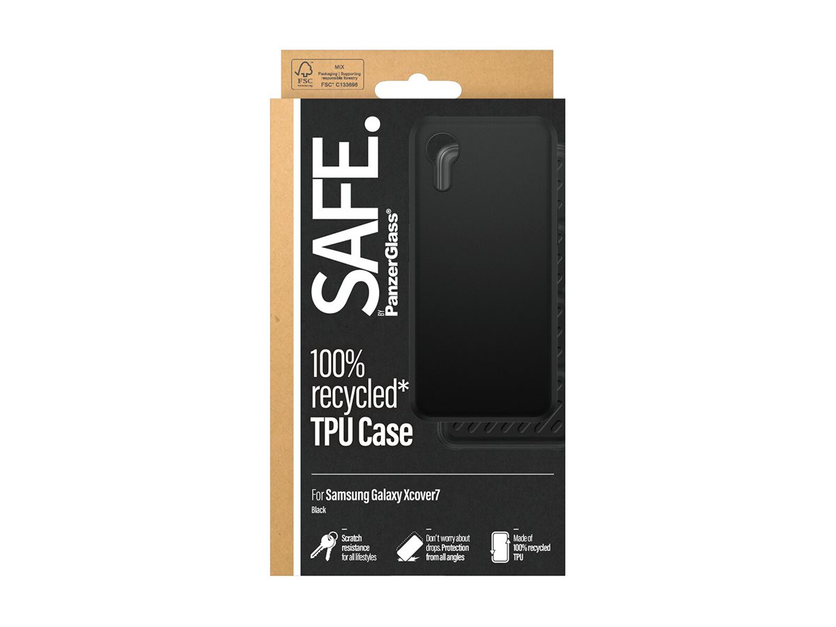PanzerGlass SAFE. by PanzerGlass TPU Case für Samsung Galaxy XCover 7 Schwarz