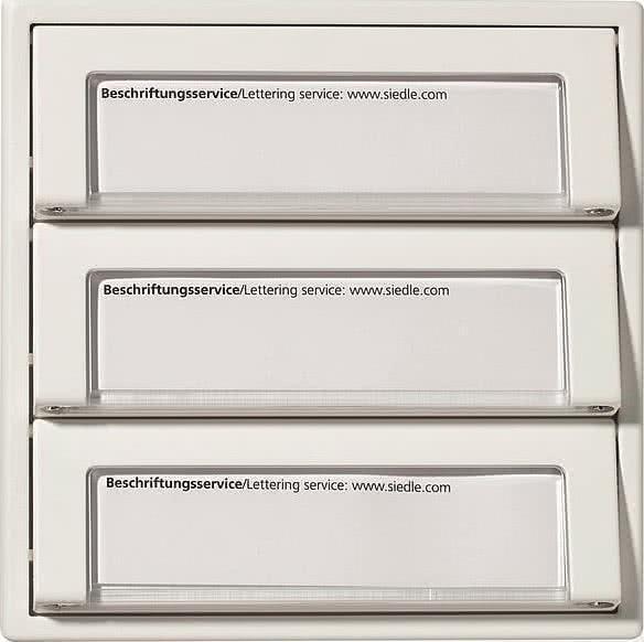 SIED VARIO Tasten-Modul TM511-03B 3fach 12670 1 braun (200012670-01) (geöffnet)