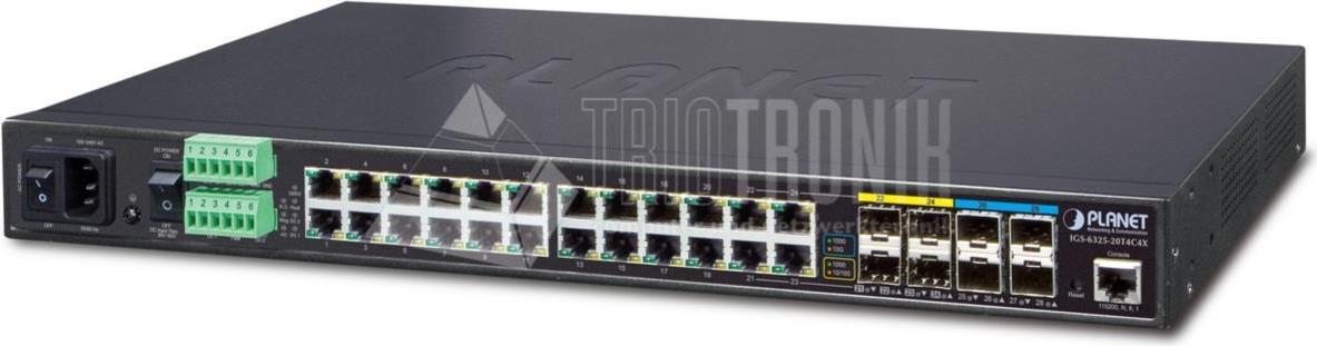 PLANET IGS-6325-20T4C4X Netzwerk-Switch Managed L3 Gigabit Ethernet (10/100/1000) 1U Blau (IGS-6325-20T4C4X)