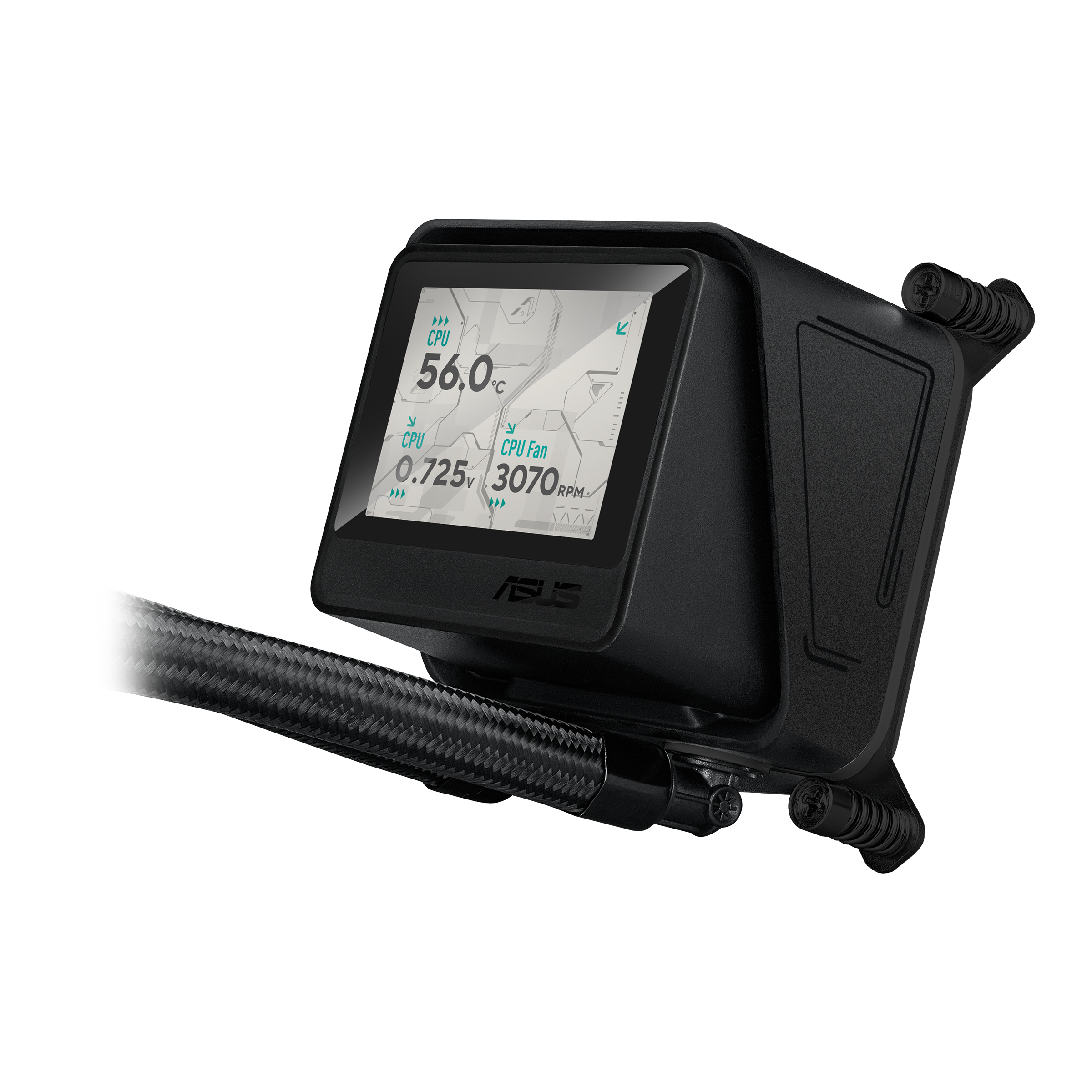 ASUS MAX Gaming LC 360 ARGB LCD Prozessor-Flüssigkeitskühlsystem Schwarz