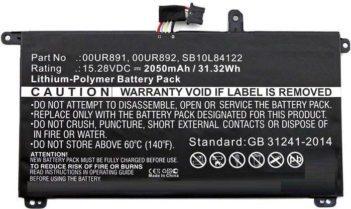 CoreParts Laptop Battery, 31Wh Li-Pol FRU01AV493 for Lenovo ThinkPad T570 (FRU01AV493-CP)