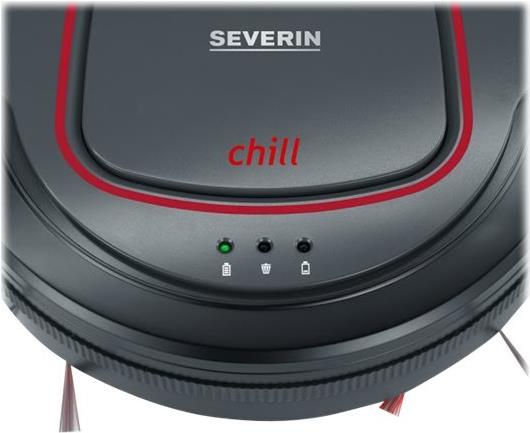 Severin Chill RB 7025 Saugroboter 0,35 l 90 min Lithium-Ion Platinum Gray/Garnet Red/Schwarz