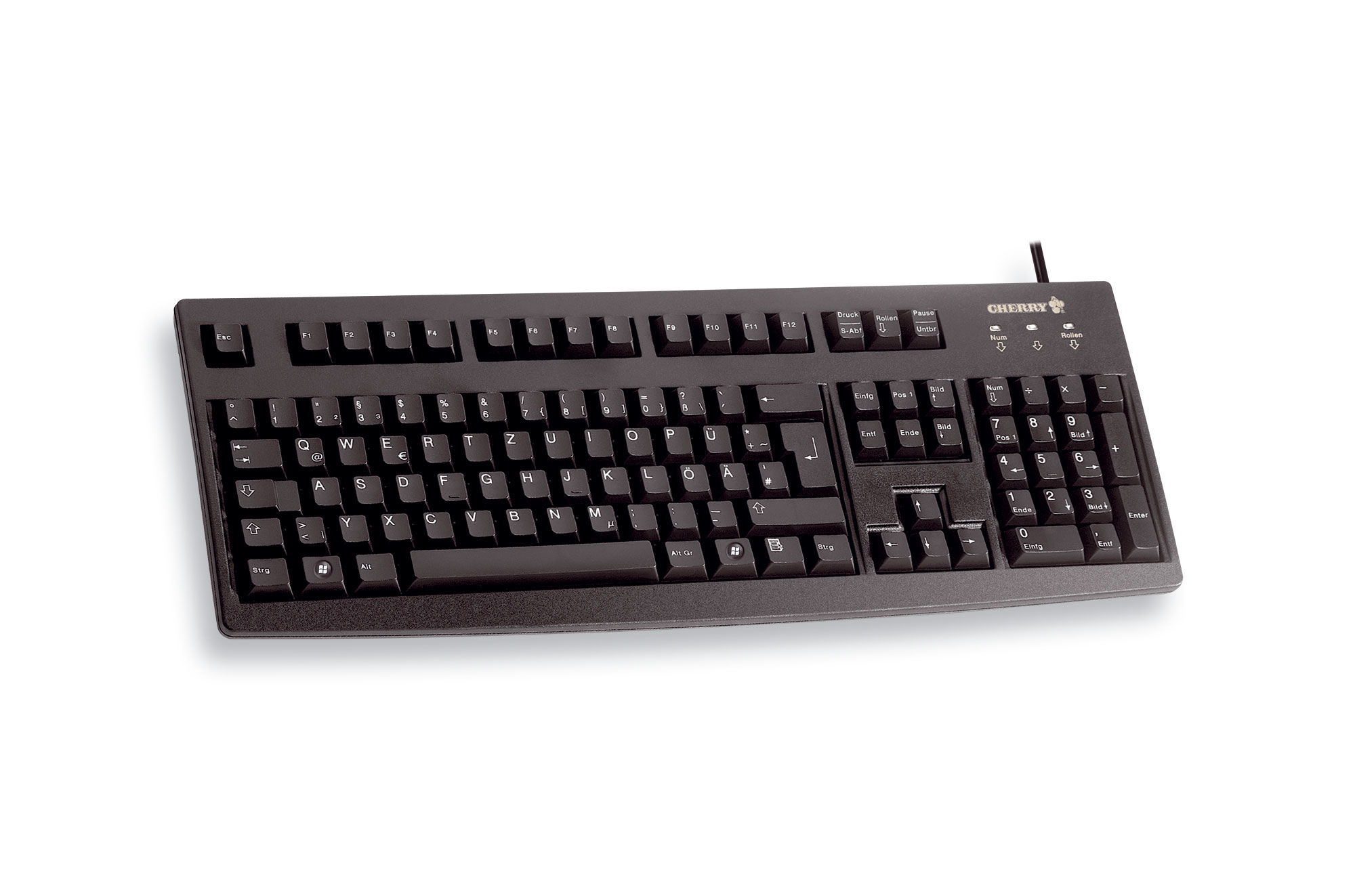 CHERRY G83-6105 Tastatur USB QWERTZ Deutsch Schwarz