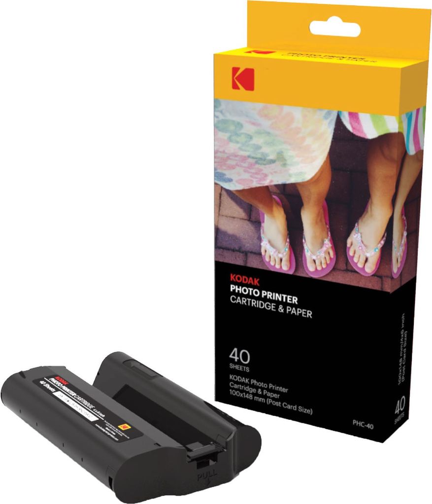 KODAK PHC-40 Photo Printer Dock Cartridge 100 x 148 mm 40 St.