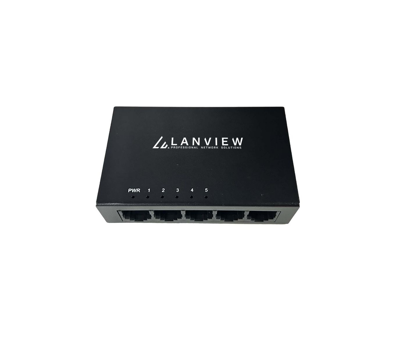 Lanview LVN-DESK-5PORT-1G 5-Port Gigabit Switch Schwarz