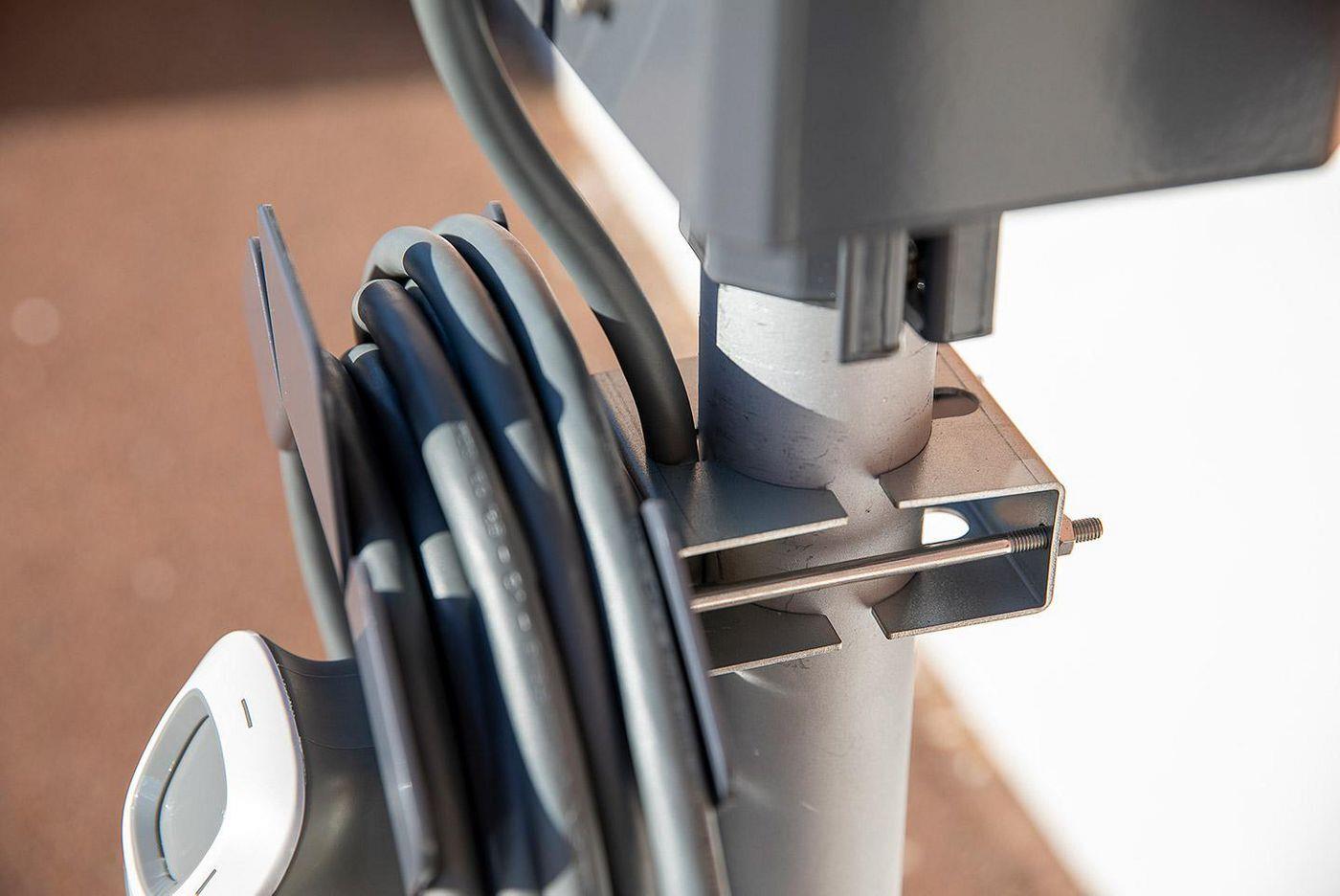 Next Green Bracket set for EV charging cable holder Daytona T2 (2480367)