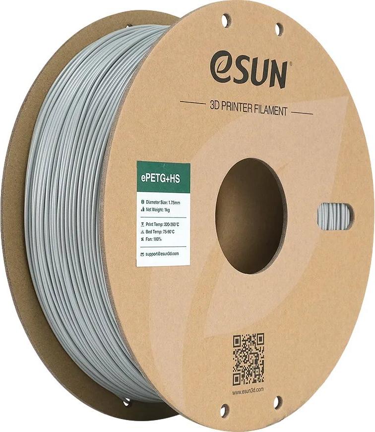 EPETG 1,75mm SOLID SILVER 1kg ESUN 3D FILAMENT (ePETGP175SS1)
