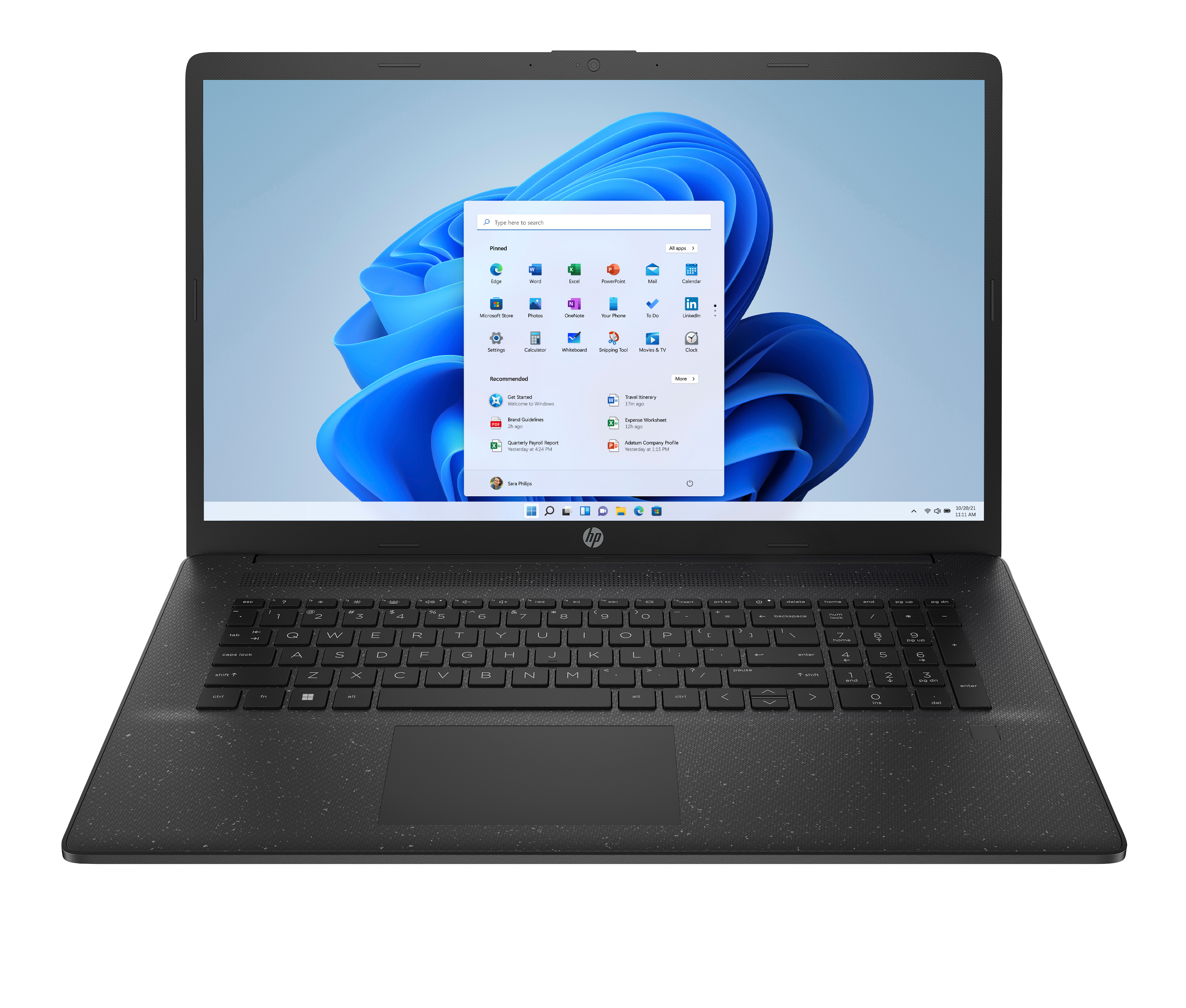 HP Laptop 17 17-cp2058ng 17,3" AMD Ryzen 5 7520U 16 GB RAM 512 GB SSD Jet Black