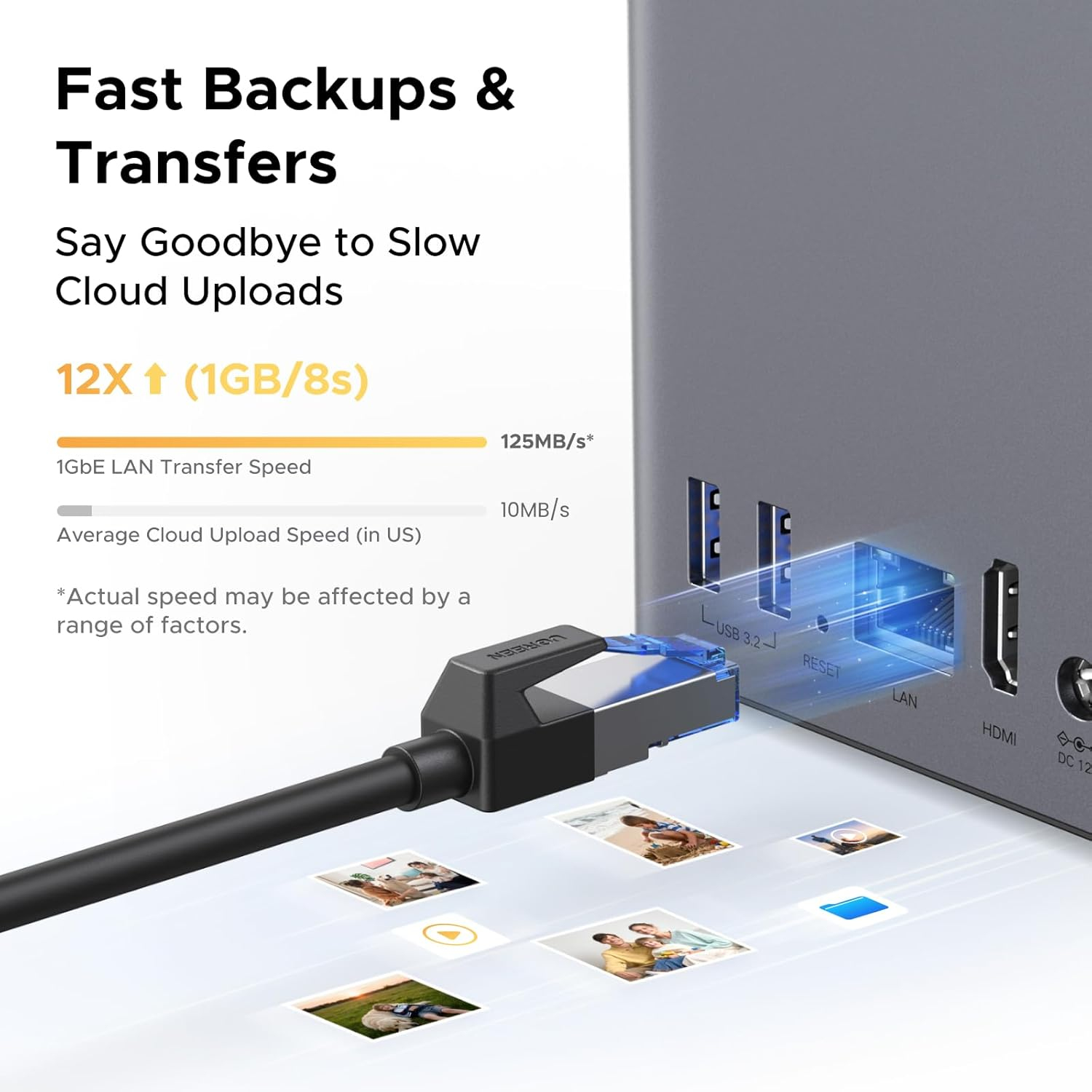 Ugreen DH2300 NAS-Server 4 GB RAM ARM A72+A53 Grau