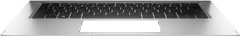HP 929985-051 Notebook-Ersatzteil Gehäuse-Unterteil+Tastatur (929985-051)