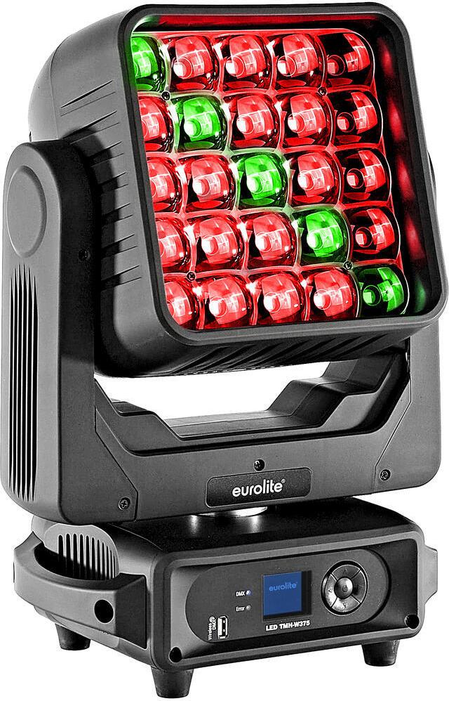 EUROLITE LED TMH-W375 Matrix Moving-Head Wash Zoom RGBW 25x15W SMD