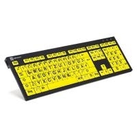 LogicKeyboard XL Print PC Slim Line NERO (LKB-LPBY-BJPU-DE)